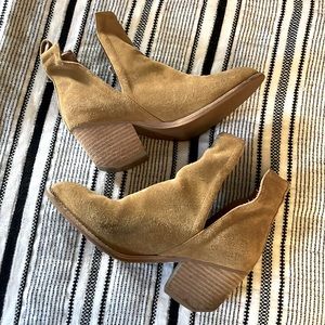 Jeffrey Campbell Orwell suede booties